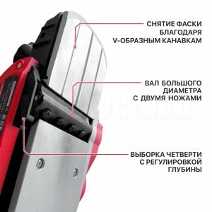 Рубанок сетевой P.I.T. PEP110-C