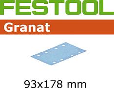 Материал шлифовальный Festool Granat P 80, комплект из 50 шт. STF 93X178 P 80 GR 50X