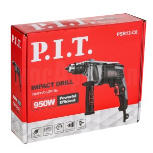 Дрель ударная сетевая P.I.T. PSB13-C8