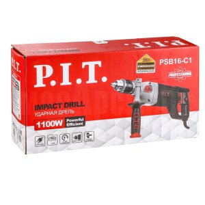 Дрель ударная сетевая P.I.T. PSB16-C1