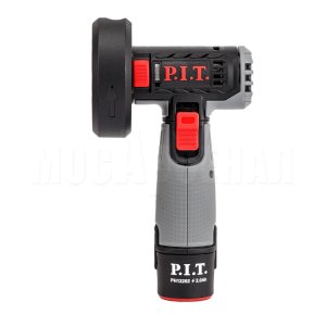 Шлифмашина угловая аккумуляторная P.I.T. PWS12K-76A (2 АКБ, провод зарядки)