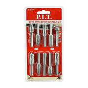 Набор шарошек стальных по дереву, пластику, монтажной пене P.I.T. APLS13-10PC
