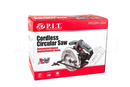 Пила циркулярная аккумуляторная P.I.T. PKS20H-165A СОЛО