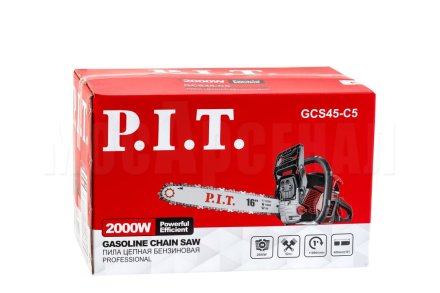 Пила цепная бензиновая P.I.T. GCS45-C5