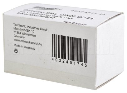 Матрица DIN22 Cu 25 Milwaukee