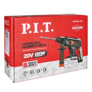 Перфоратор SDS-Plus аккумуляторный бесщёточный P.I.T. PBH20H-22A СОЛО