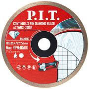 Диск алмазный отрезной сплошной P.I.T. ACTW03-C180A