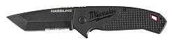 Нож Milwaukee HARDLINE Serrated выкидной с зазубренным лезвием