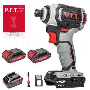 Винтоверт ударный аккумуляторный бесщёточный P.I.T. PSD20H-170A/2