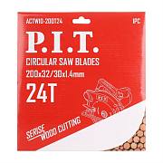 Диск пильный по дереву P.I.T. ACTW10-200T24