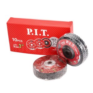 Шлифмашина угловая аккумуляторная P.I.T. PWS12K-76A (1 АКБ, провод зарядки)