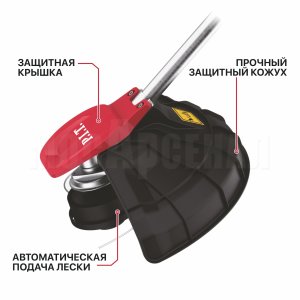 Триммер аккумуляторный бесщёточный P.I.T. PTR20H-380B/1