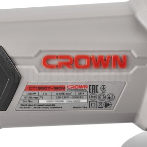 Угловая шлифовальная машина CROWN CT13507-180N