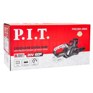Пила цепная аккумуляторная бесщёточная P.I.T. PKE20H-300A СОЛО