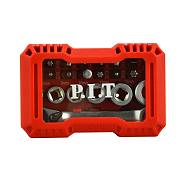 Набор бит и торцевых головок с трещоткой P.I.T. ASET04-0024