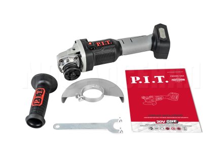 Шлифмашина угловая аккумуляторная бесщёточная P.I.T. PWS20H-125A СОЛО