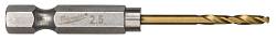 Сверло по металлу Milwaukee RedHEX HSS-G TiN 2мм (2шт)