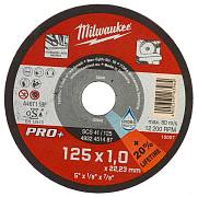 Отрезной диск SCS 41/125х1 PRO+ (дисплей 200шт) Milwaukee
