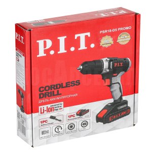 Дрель аккумуляторная P.I.T. PSR18-D5 PROMO