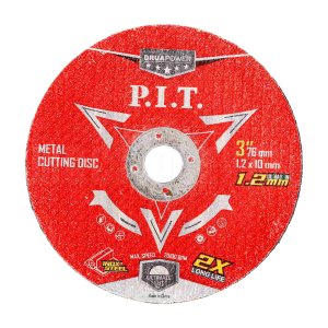 Шлифмашина угловая аккумуляторная P.I.T. PWS12K-76A (2 АКБ, провод зарядки)