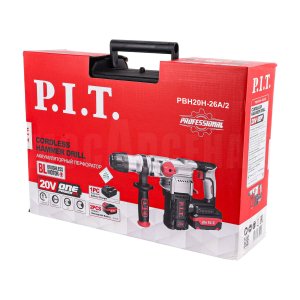 Перфоратор SDS-Plus аккумуляторный бесщеточный P.I.T. PBH20H-26A/2