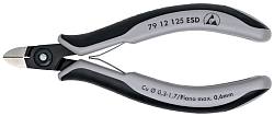 Прецизионные кусачки боковые для электроники антистатические ESD 125 mm Knipex KN-7912125ESD