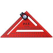 Угольник Свенсона метрический плотницкий с разметочным маркером P.I.T. DRUA HSQR04-0180C