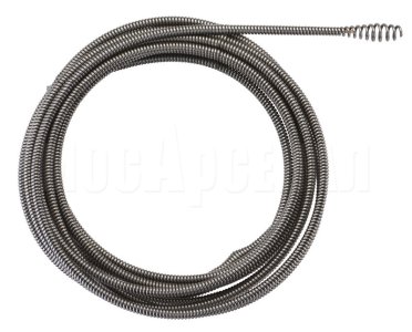 Троссик для прочистной машины 6мм x 7.6м spiral, bulb auger Milwaukee