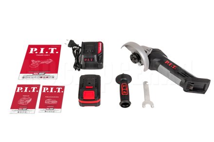 Шлифмашина угловая аккумуляторная P.I.T. PWS20H-125C/1