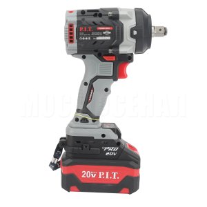 Гайковерт ударный аккумуляторный бесщёточный P.I.T. PIW20H-600A/2