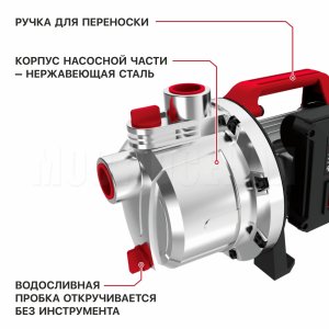 Насос садовый сетевой P.I.T. POG1000-P