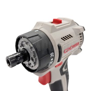 Дрель-шуруповерт аккумуляторная со сменными патронами CROWN CT21131HQX-2 BMC