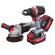 Набор инструментов аккумуляторных P.I.T. P0001-02