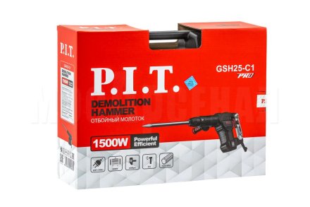 Молоток отбойный SDS-MAX сетевой P.I.T. GSH25-C1