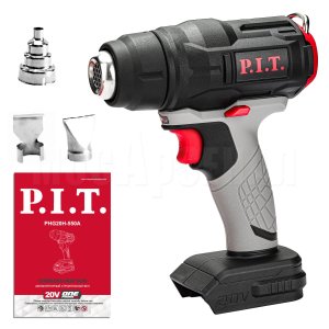 Фен строительный аккумуляторный P.I.T. PHG20H-550A СОЛО