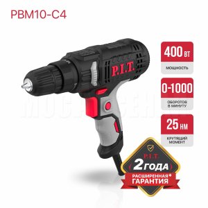 Дрель-шуруповерт сетевая P.I.T. PBM10-C4