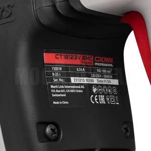 Отбойный молоток CROWN CT18123V BMC