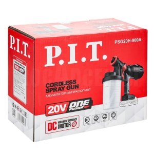 Краскопульт аккумуляторный P.I.T. PSG20H-900A СОЛО