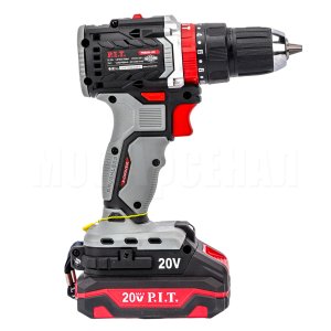 Дрель ударная аккумуляторная бесщёточная P.I.T. PSB20H-10C/2