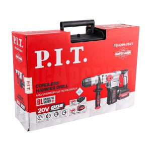 Перфоратор SDS-Plus аккумуляторный бесщеточный P.I.T. PBH20H-26A/1
